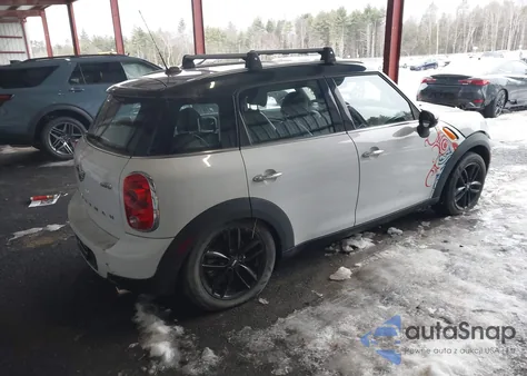2013 Mini Countryman Cooper z USA, uszkodzony, nr VIN WMWZB3C55DWM31380